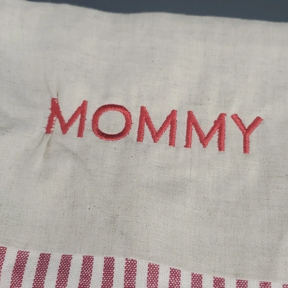 NEW MOMMY Pottery Barn Holiday Christmas Gift Snowman Stocking
